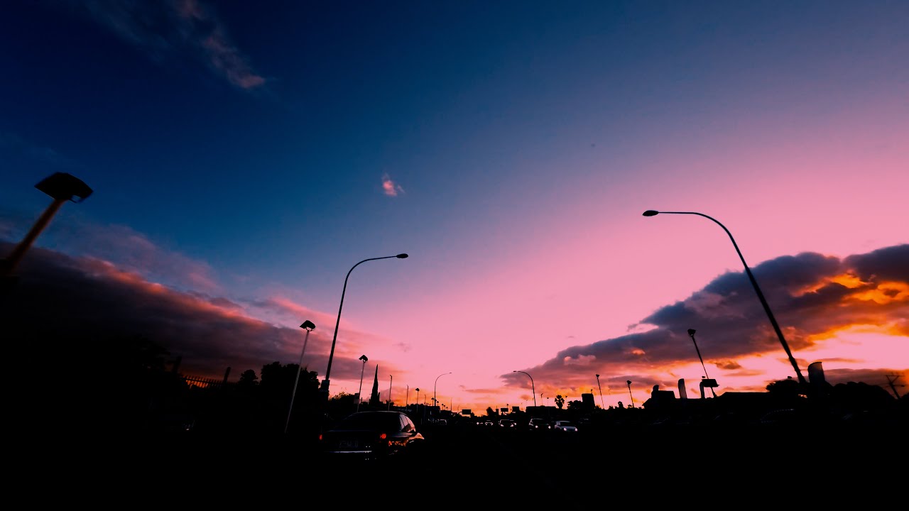 Relaxing Ambient Music for Sleep | Sunset Drive in Slow Motion | Comfort for Restless Minds