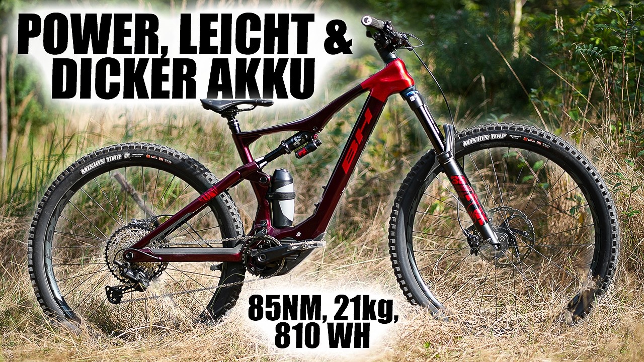 WER braucht noch schwere E-BIKES? 810 Wh bei 21,9 kg mit BH iLynx+ SL