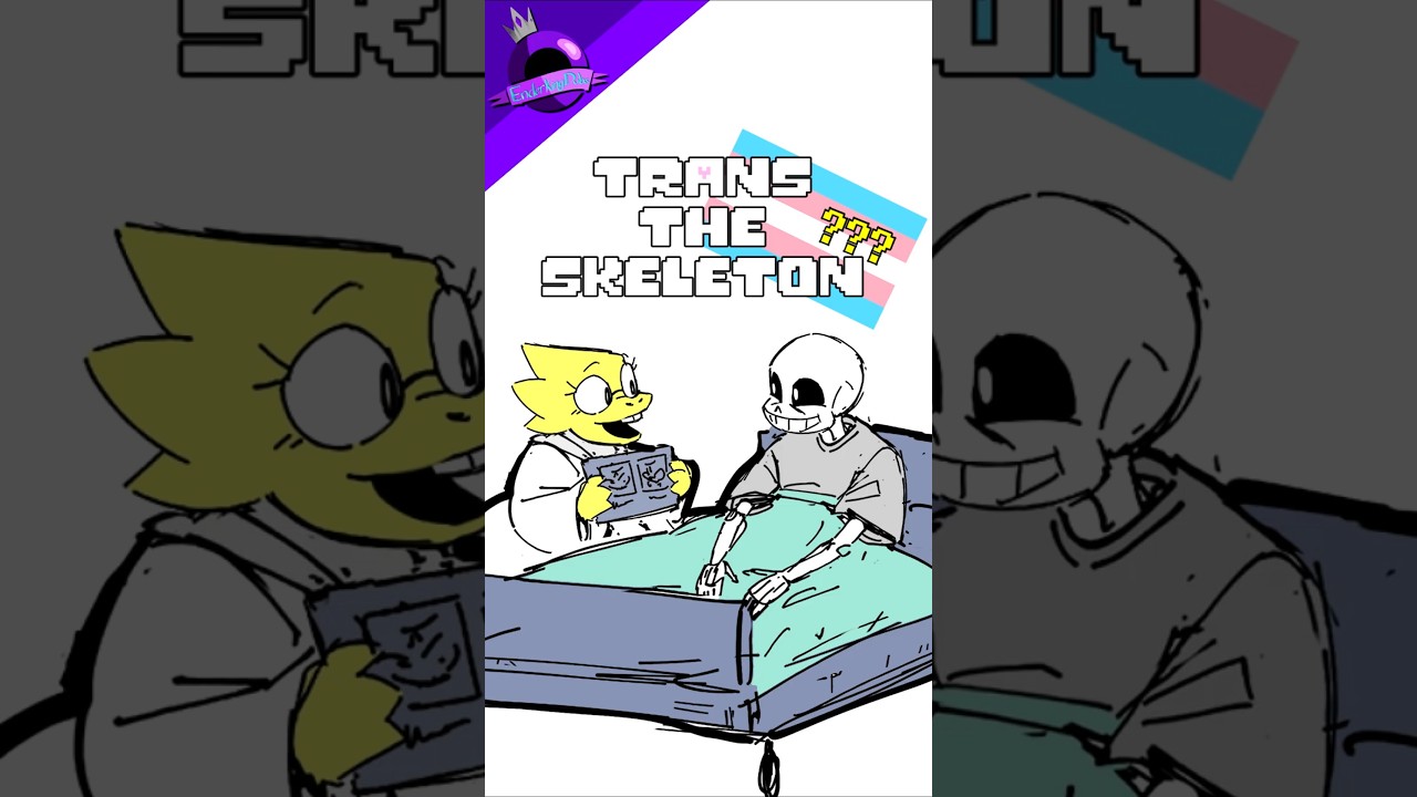 TRANS The Skeleton??? Ft.@ZeFanatic14  [Undertale Comic Dub] #undertale #sans #pride