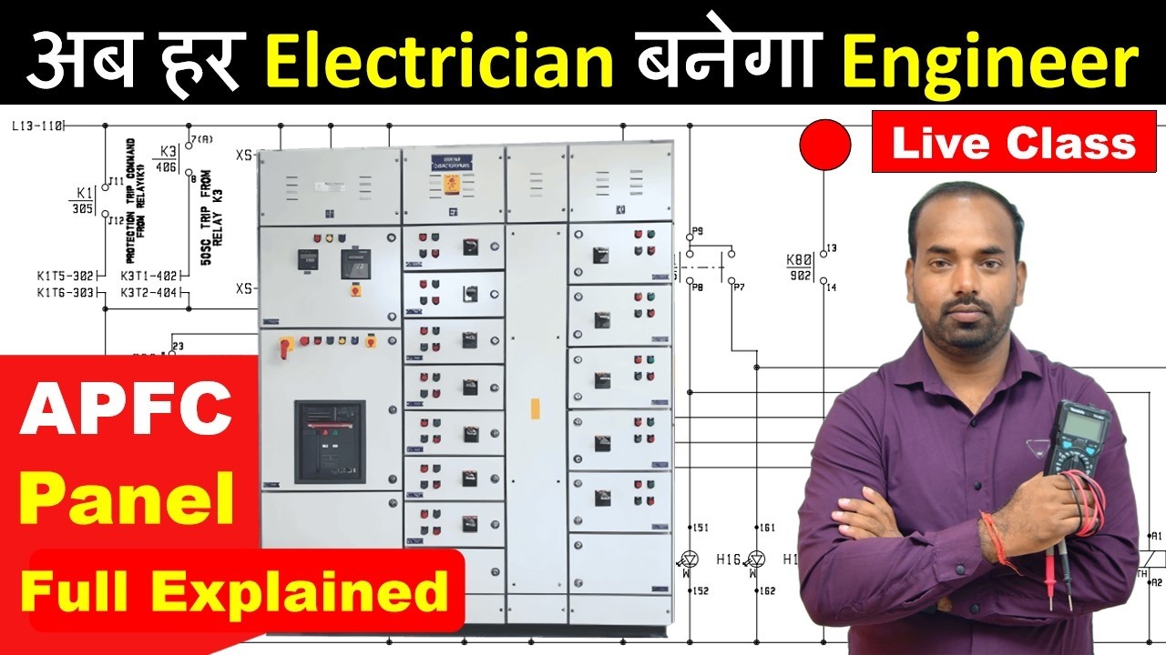 ⚙️ Complete APFC Panel Wiring (Power & Control) &ndash; Fully Explained in One Class @ElectricalTechnician