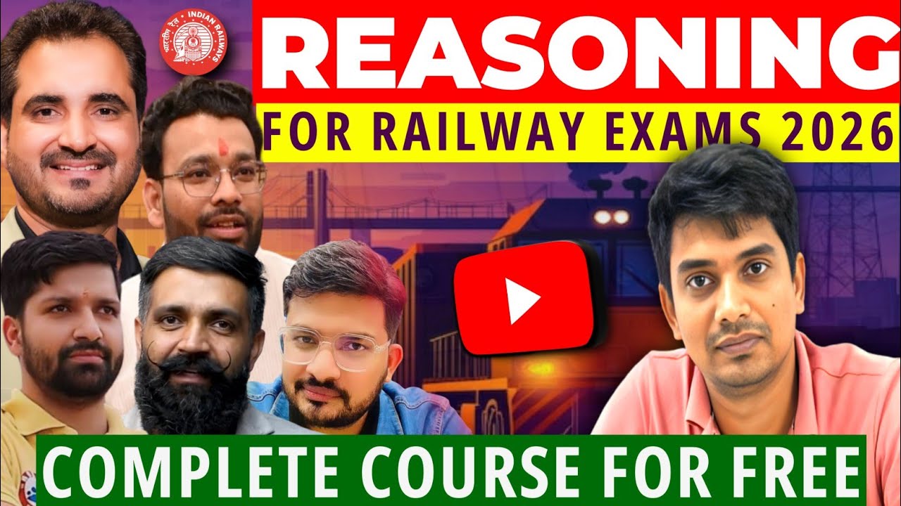 Railway Exams 2026 Reasoning complete course🔥 | Complete Preparation Strategy