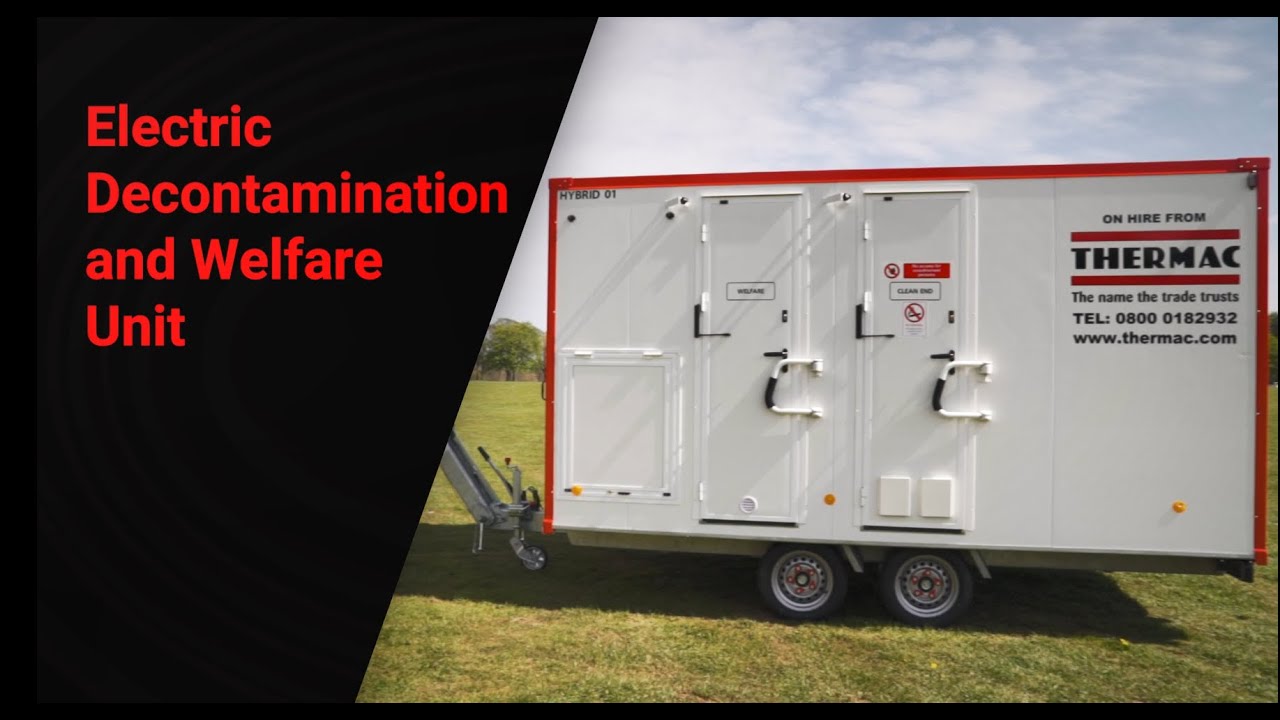 Thermac Hire Fully Electric Self-Contained Single Shower Welfare Decontamination Unit