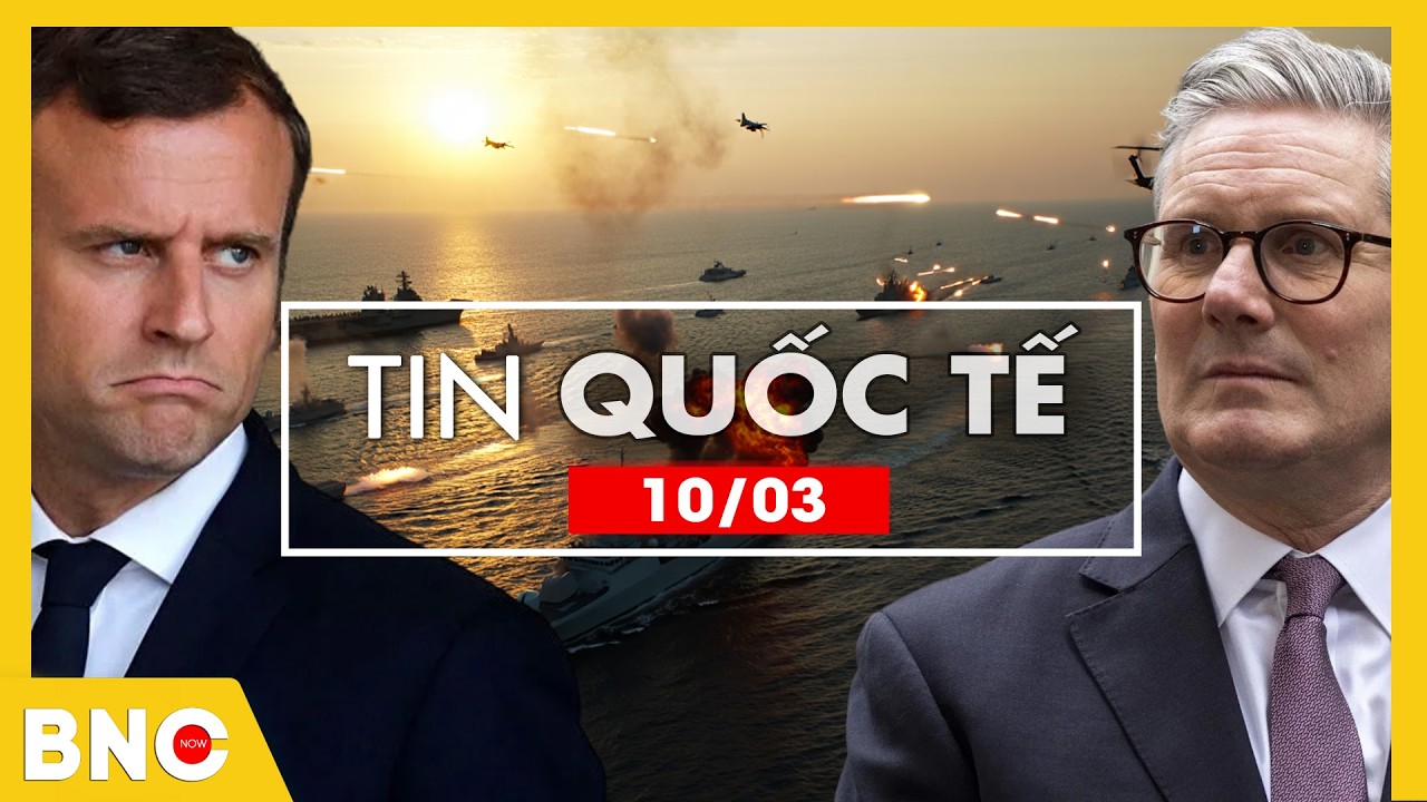 Nguy cơ Hải chiến Trung Đông: Hạm đội Pháp - Anh xuất kích; 2 Tàu Iran vượt Biển Đông | Tin Quốc Tế