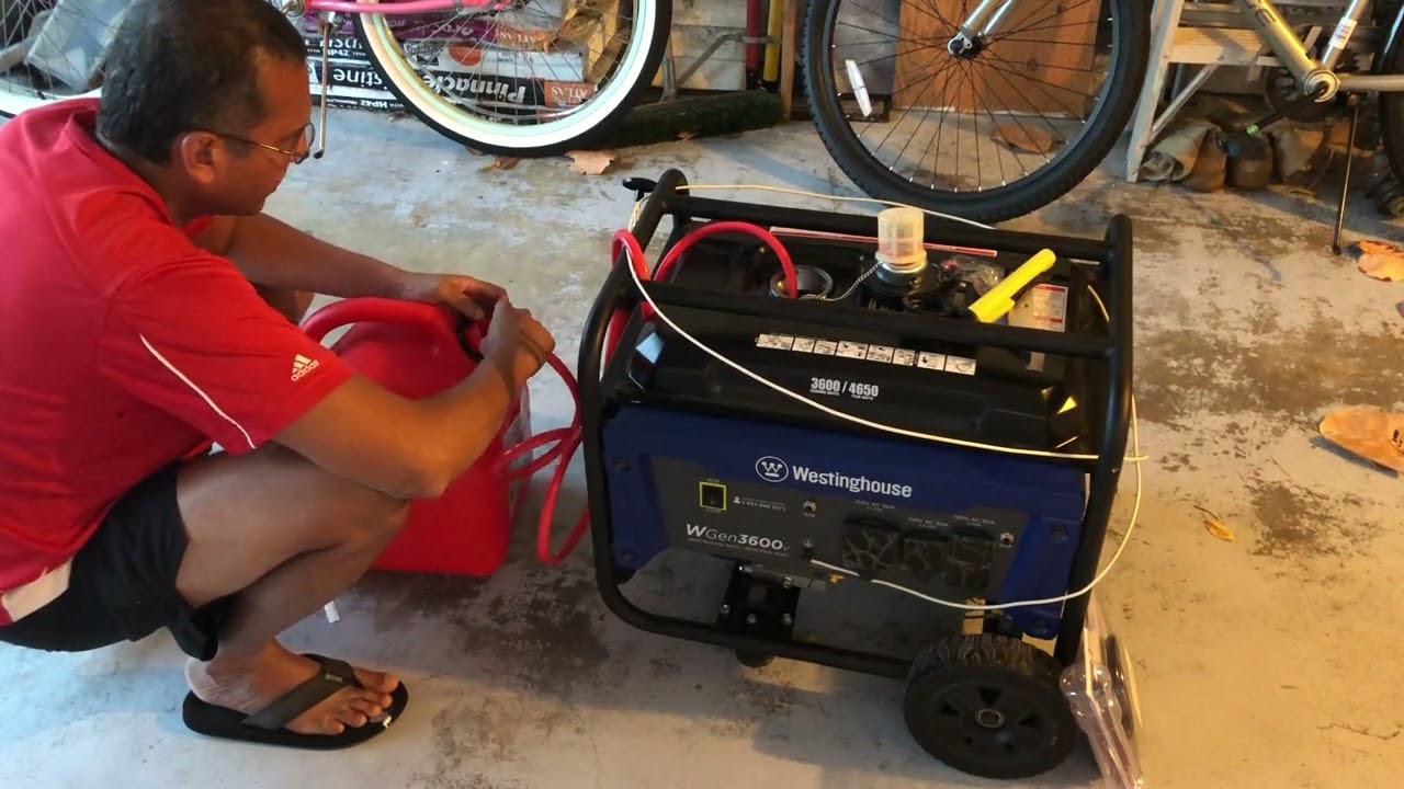 Successfully Siphoning Fuel from Westinghouse Generator (WGen3600v)