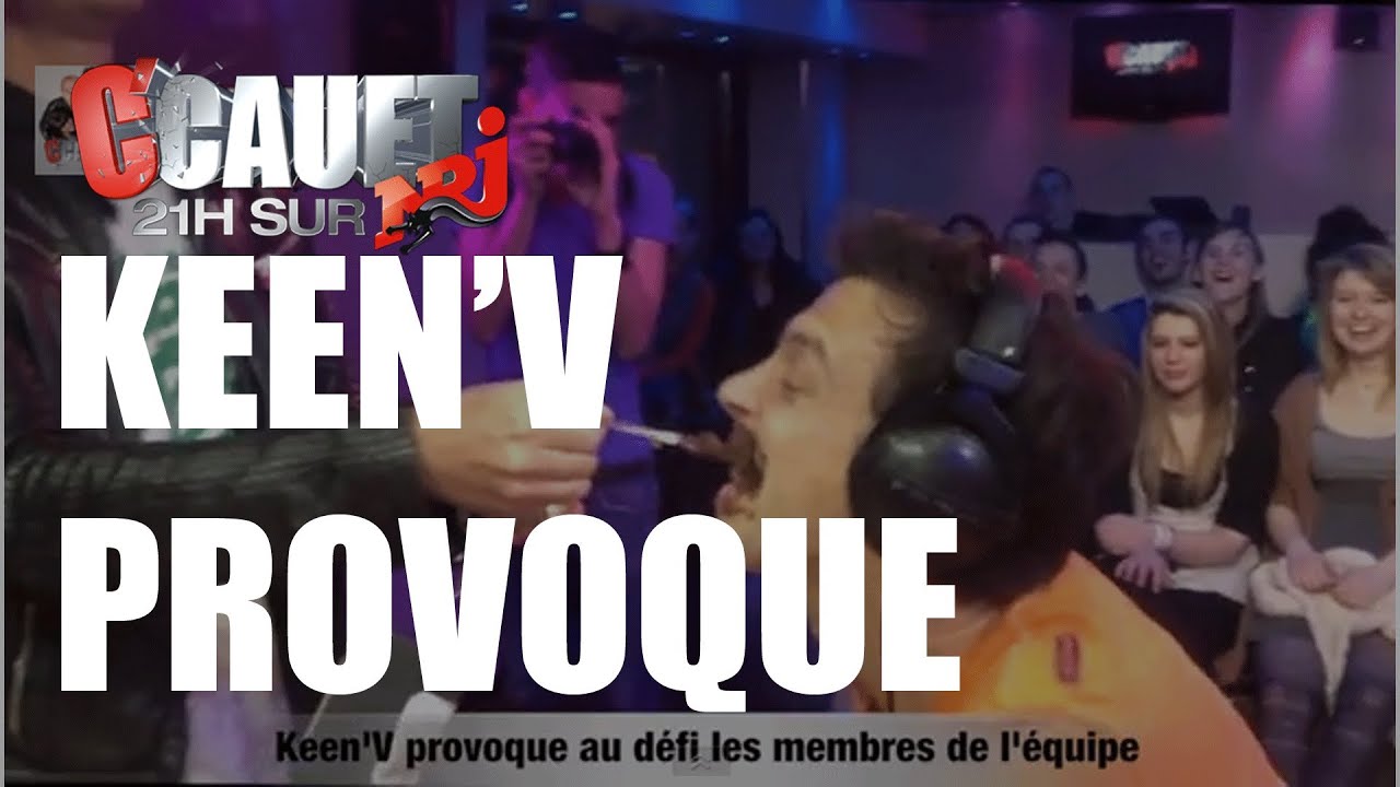 Keen'V provoque au défi les membres de l'équipe - C'Cauet sur NRJ
