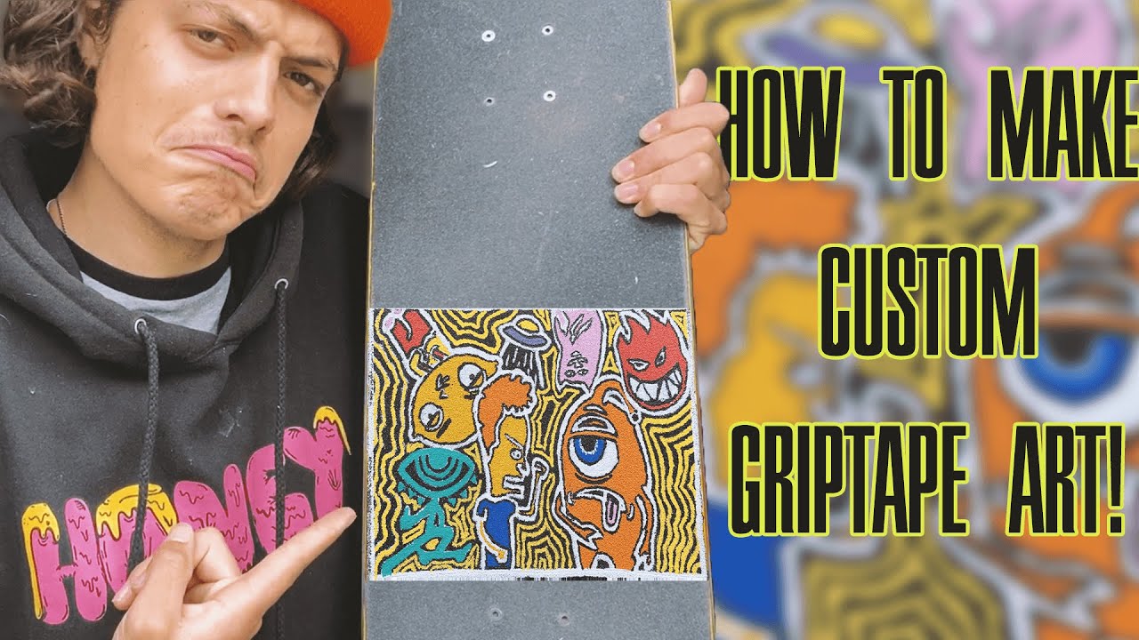 WANT SICK GRIP TAPE? DIY CUSTOM GRIP ART!
