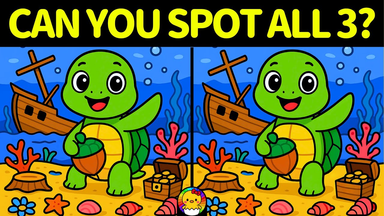 🐤🧩 Warning: This Puzzle is Addictive! Find 3 Differences 🧩🐤 | Peep Puzzle