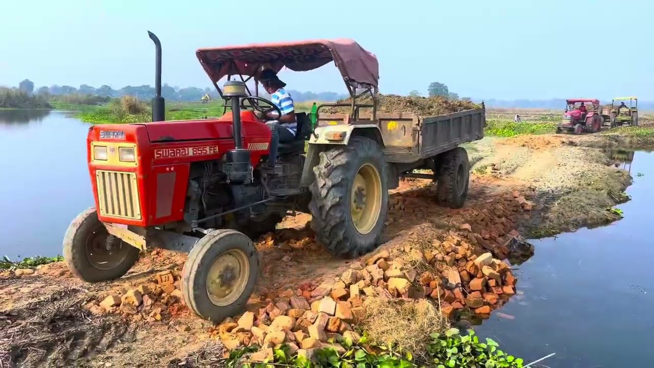 MahindraYuvo575Di|Johndeere|Swaraj744 Tractor Loading
