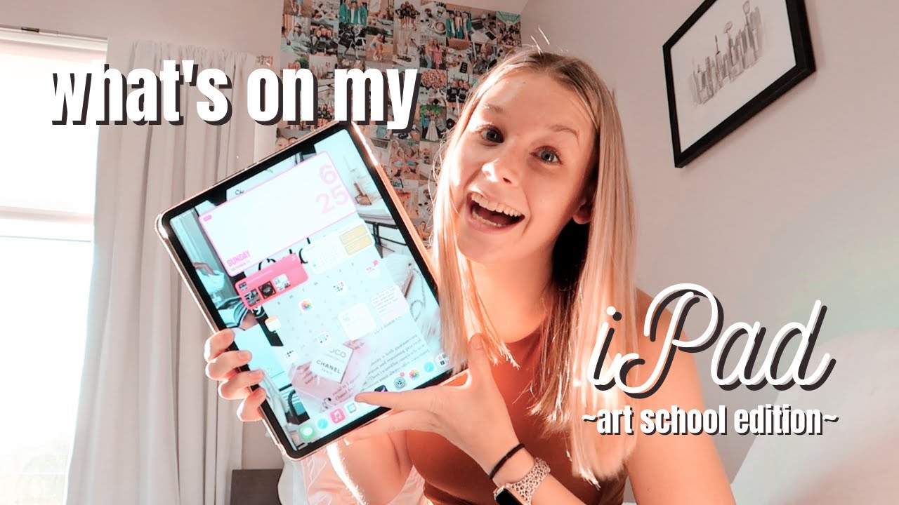what's on my iPad (updated) and how I use it in art school!!