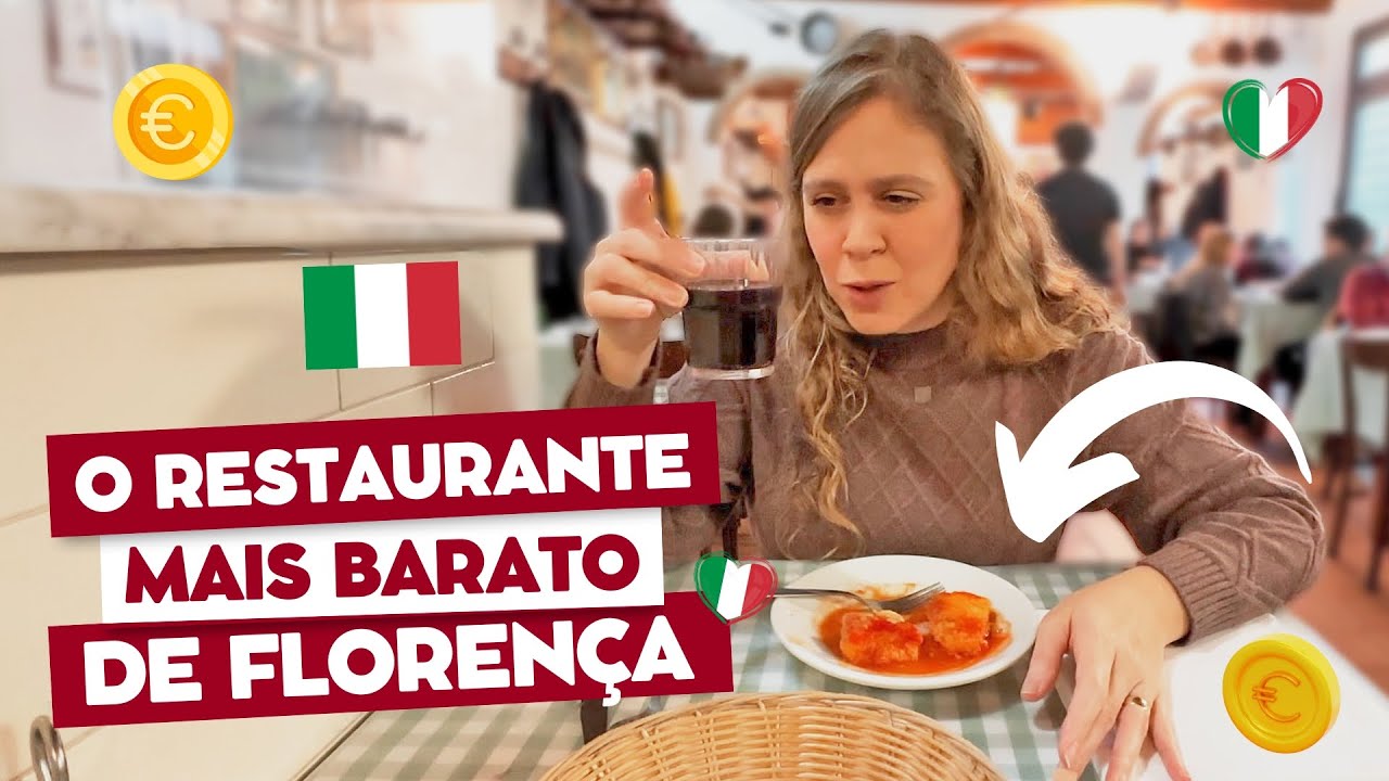 3 lugares para comer bem pagando pouco em Florença na Itália