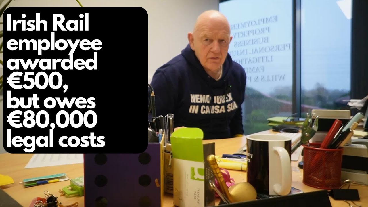 Сотруднику Irish Rail комиссия по трудовым отношениям присудила 500 евро, но он должен работодате...