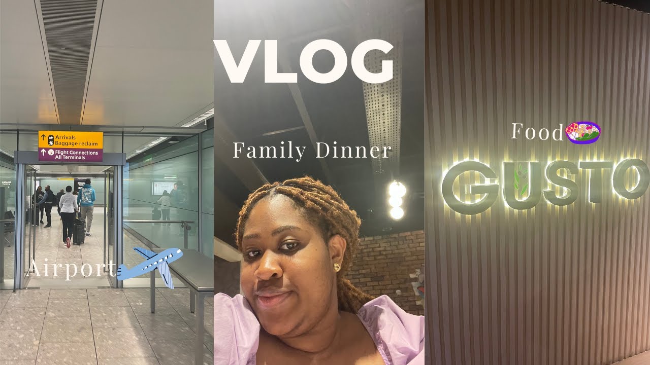 Travel Prep Vlog | Family Dinner + Leaving Naij