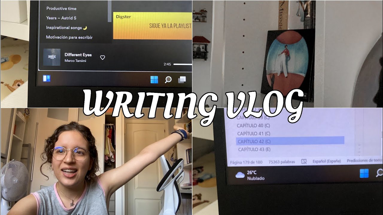 ESCRIBIENDO UN LIBRO DE FANTASÍA l writing vlog