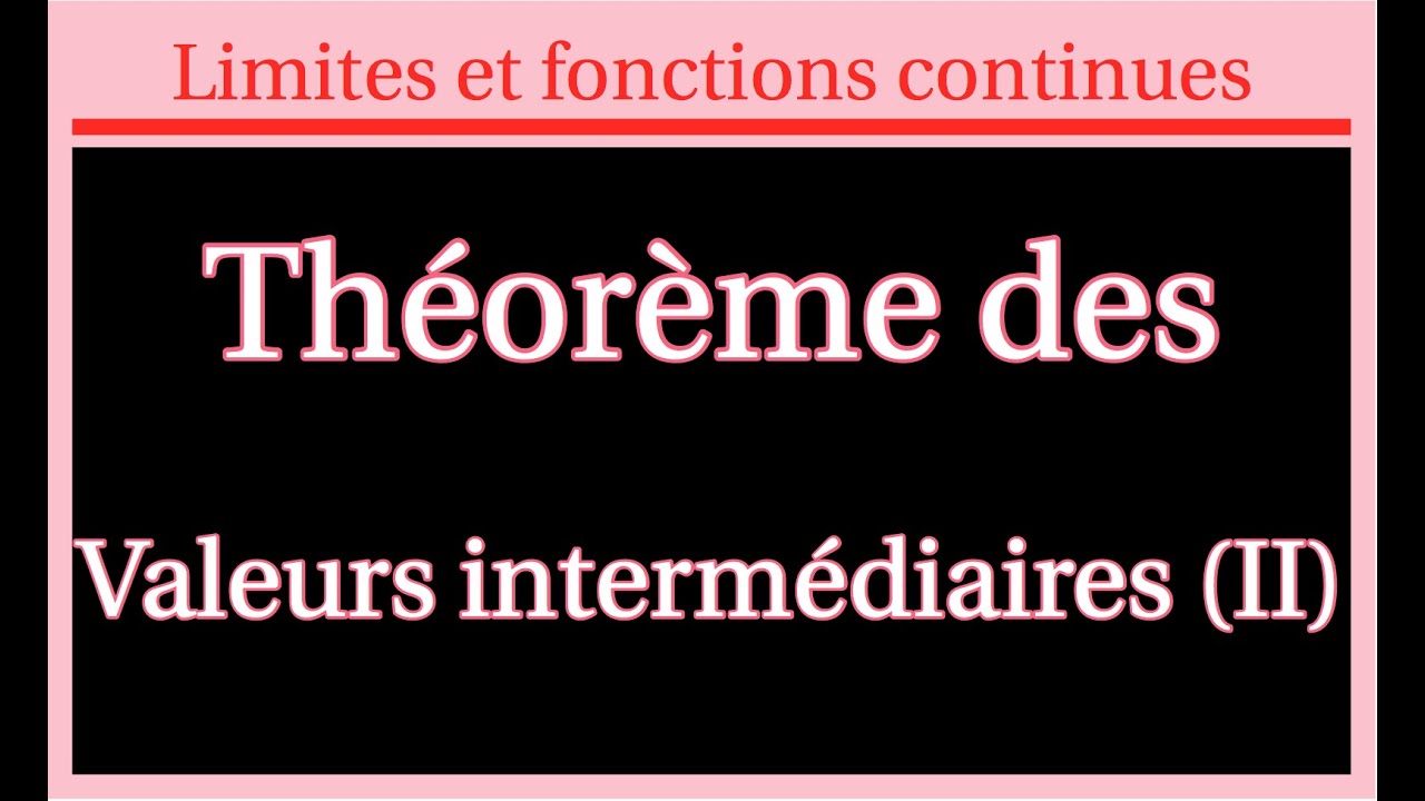Deux autres versions du théorème des valeurs intermédiaires