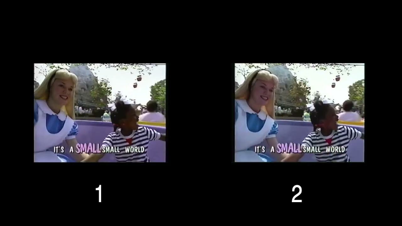 Disney Sing Along Songs Promos Comparison