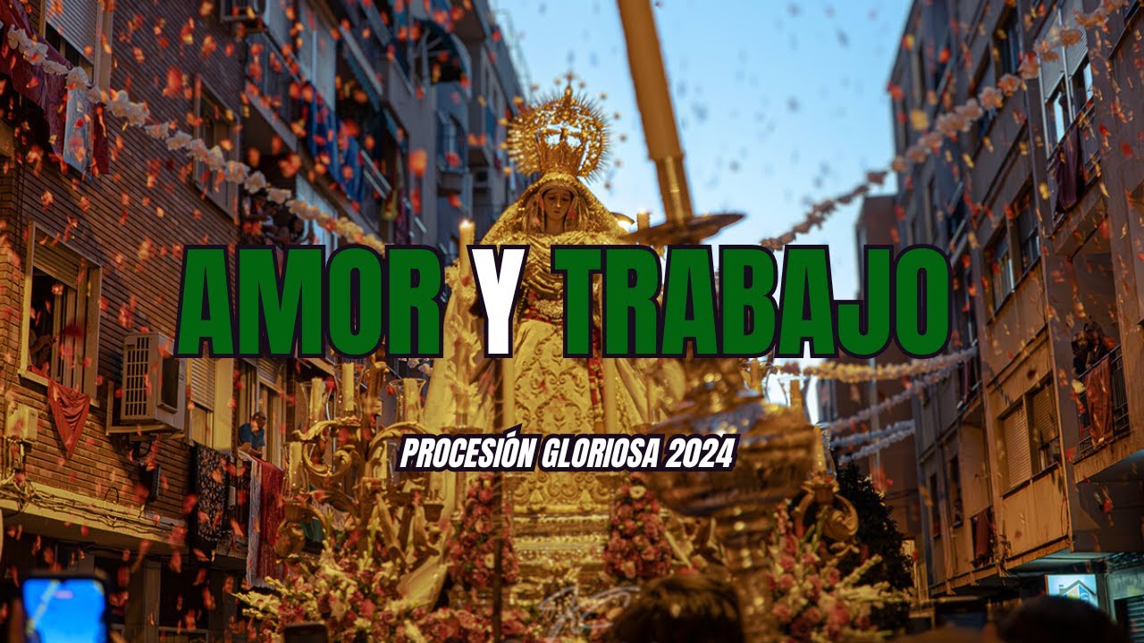 [4K] PROCESIÓN DE GLORIOSA DE AMOR Y TRABAJO | Barrio de los Pajaritos | GRANADA 2024