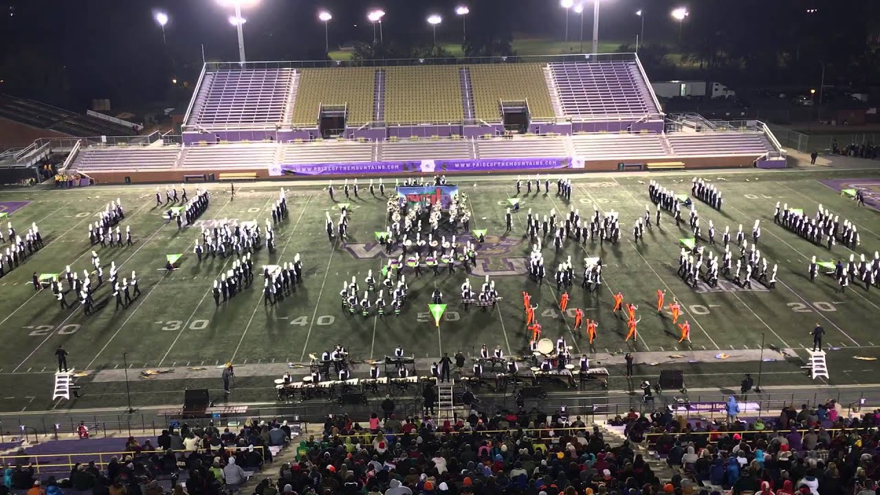 WCU Pride of the Mountains Marching Band 2015 @ TOC