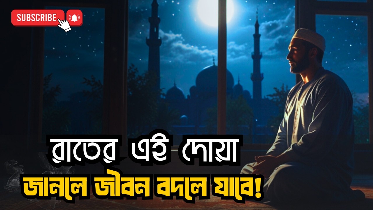 “রাতের এই ১টি দোয়া — নীরবে বদলে দিতে পারে তোমার পুরো ভাগ্য”