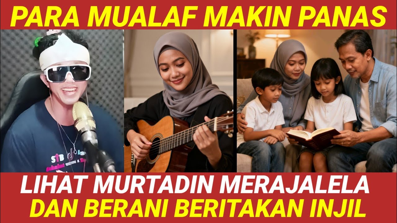 Para Murtadin Ini Bukan Kaleng-Kaleng, Justru Lebih Berani Bawa Jiwa Baru Masuk Kristen