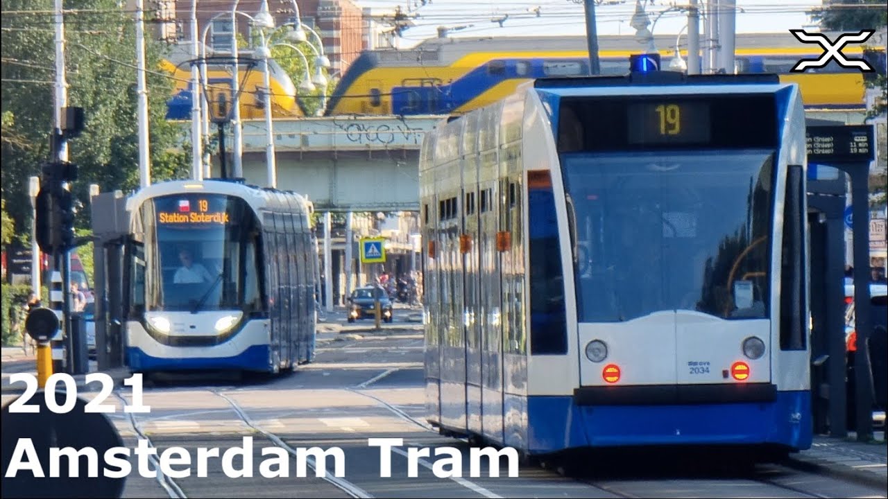 Amsterdam Tram 2021 - CAF Urbos 100