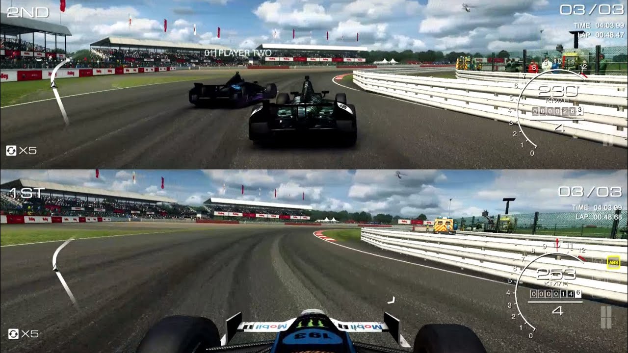 Silverstone Grand Prix. Head to head masterpiece battle!!!  GRID Autosport PC Split Screen