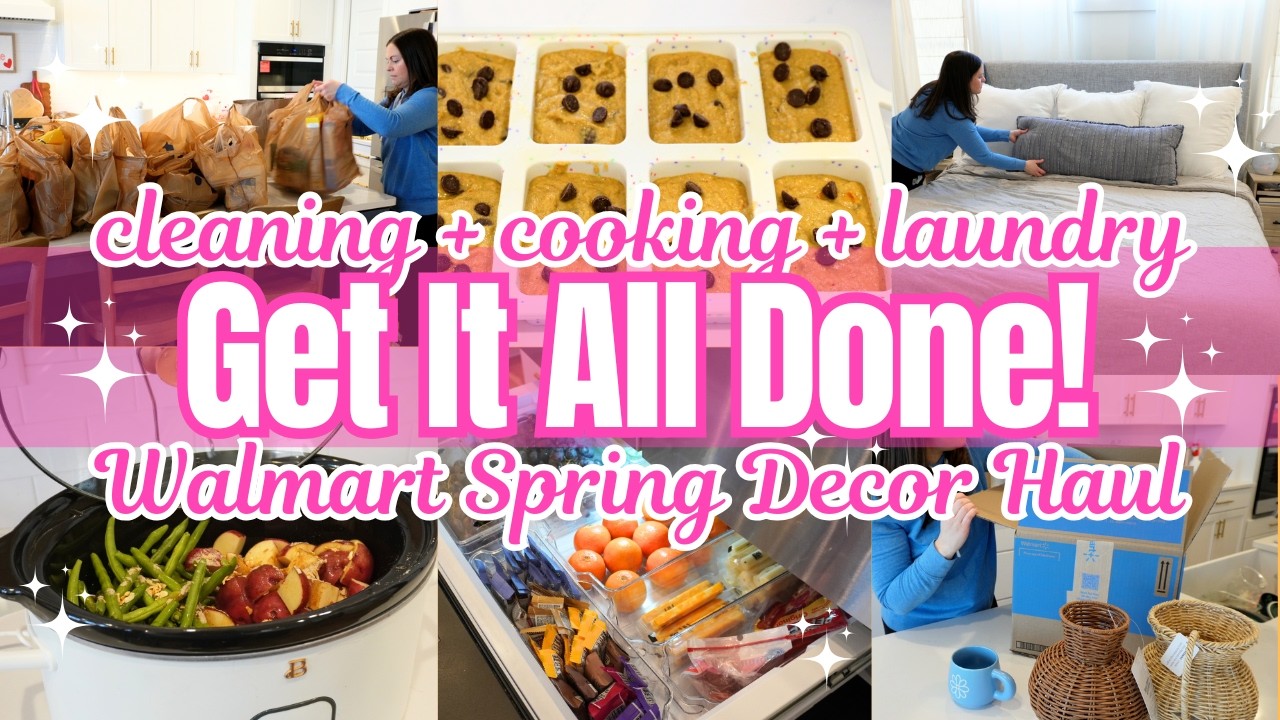 Speed Clean Get It All Done With Me 2026! Home Reset Getting Things Done VLOG