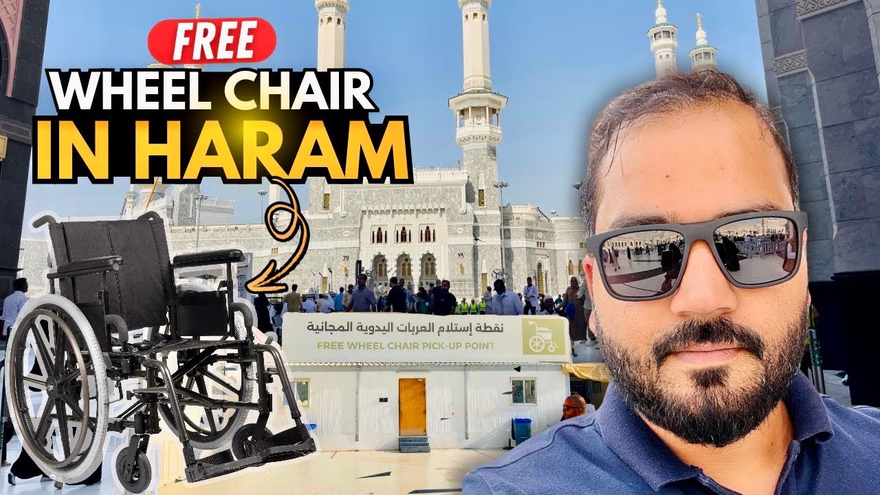 How to get free wheel chair in Makkah for Umrah | Electric car for Umrah Booking Price & Place