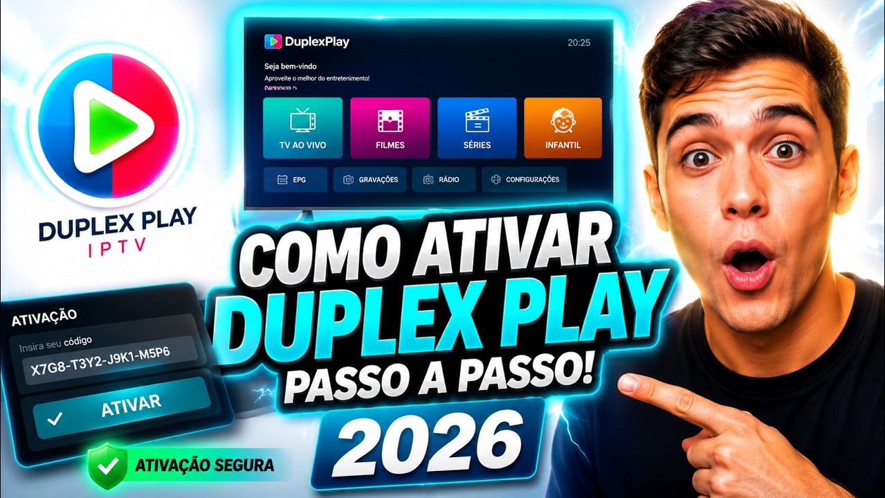 Duplex Play IPTV 📺 Como Ativar e Adquirir C&oacute;digos DUPLEX PLAY Passo a Passo 2026 #DuplexPlay #IPTV