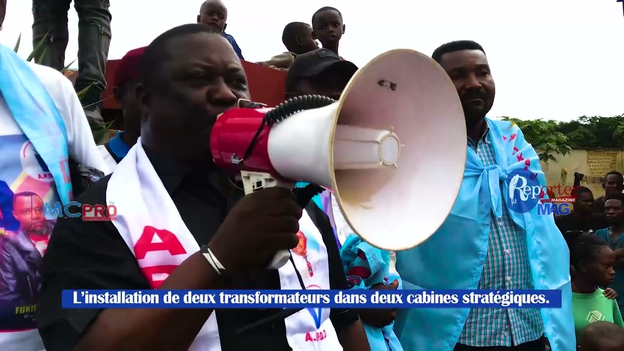 APDD À REMIS DEUX TRANSFORMATEURS À MBANZA-NGUNGU