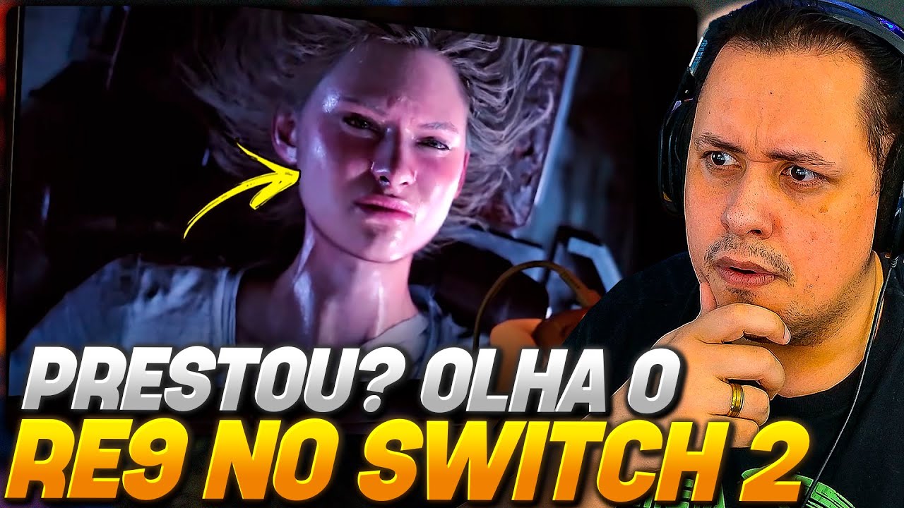 VEJA ISSO! É ASSIM que RESIDENT EVIL 9 tá RODANDO no SWITCH 2? Tá BOM MESMO?