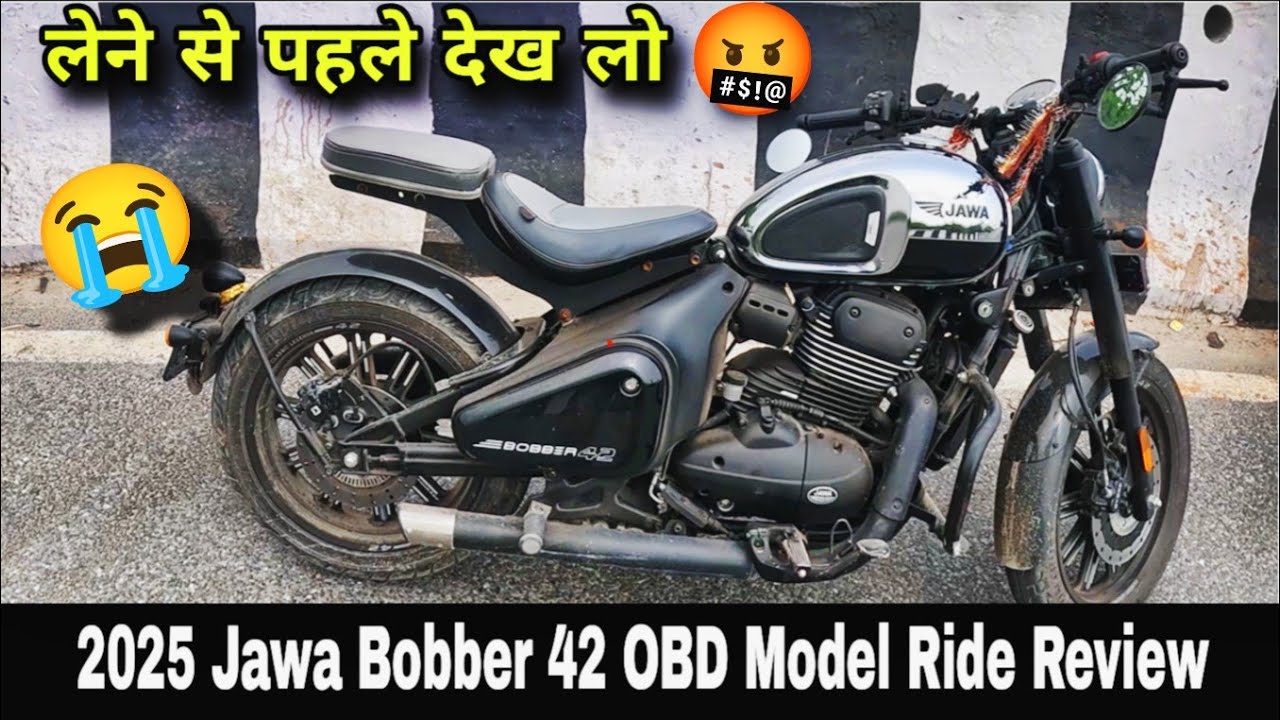 2025 Jawa Bobber 42 OBD Model Ride Riview 🔥ll लेने से पहले देख लो 😱 ll #jawa #bobber 