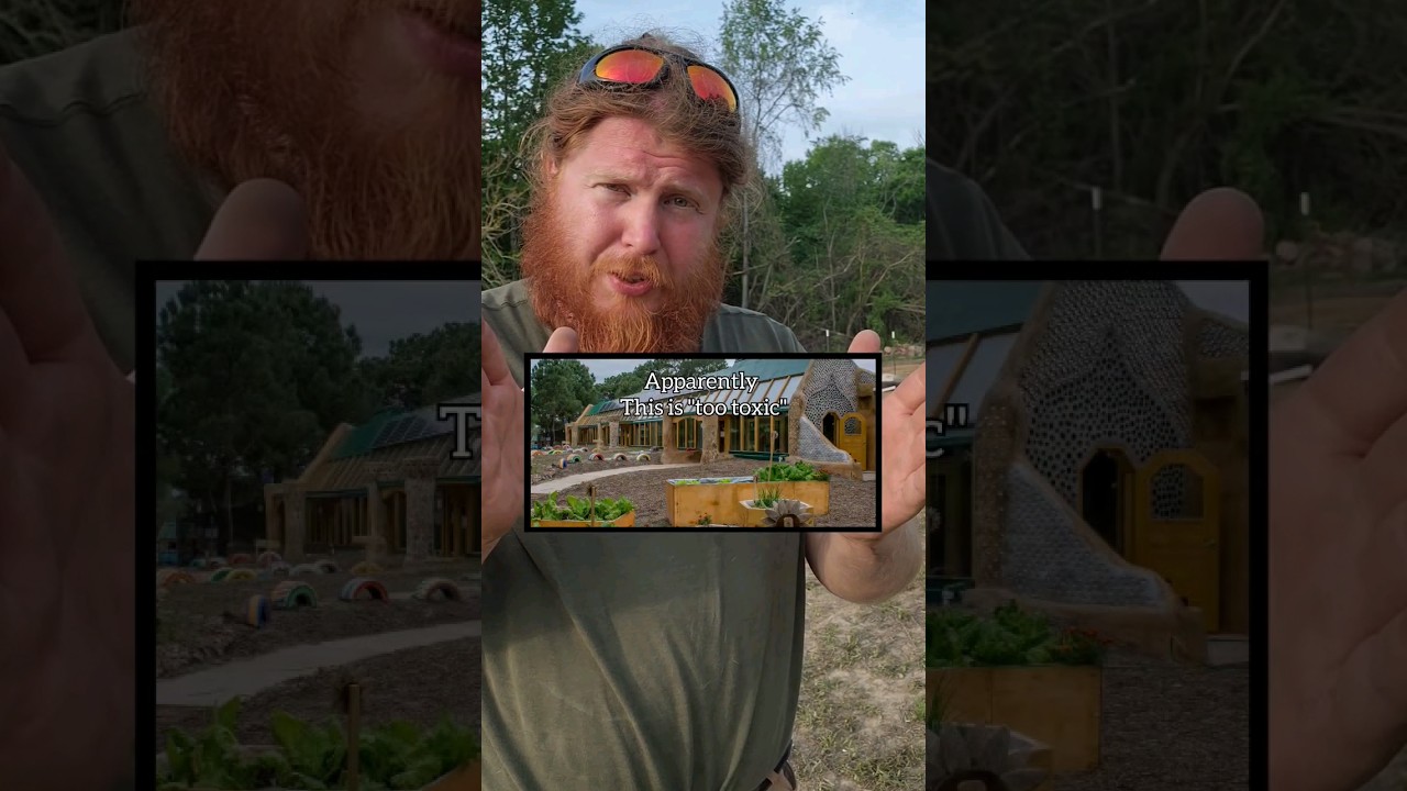 Are Earthships only toxic because they don't want you to live free? #earthship #offgrid