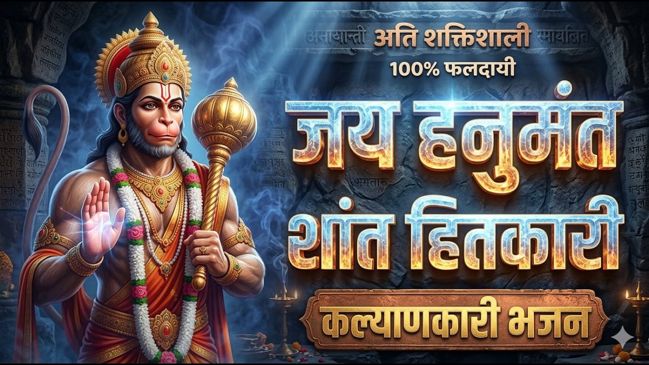 जय हनुमंत संत हितकारी 🚩 Powerful Hanuman Bhajan | Bajrangbali Bhakti Song | Sankat Mochan Hanuman