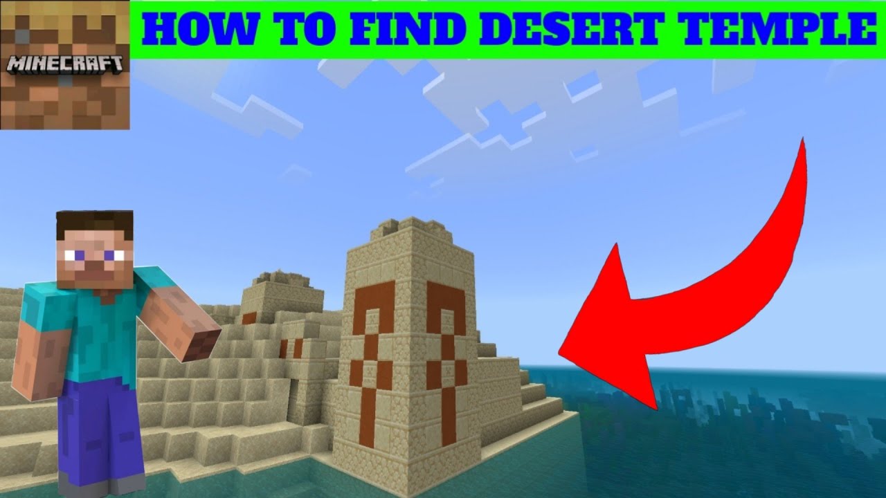 Minecraft trial main desert temple kaise dhundhe | how to find desert temple in minecraft trial