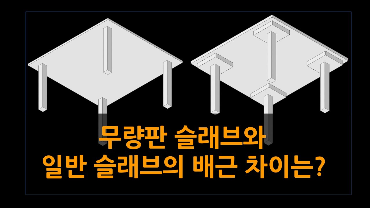 4-5 플랫 슬래브 배근/ 전단보강근/ 무량판 슬래브 배근