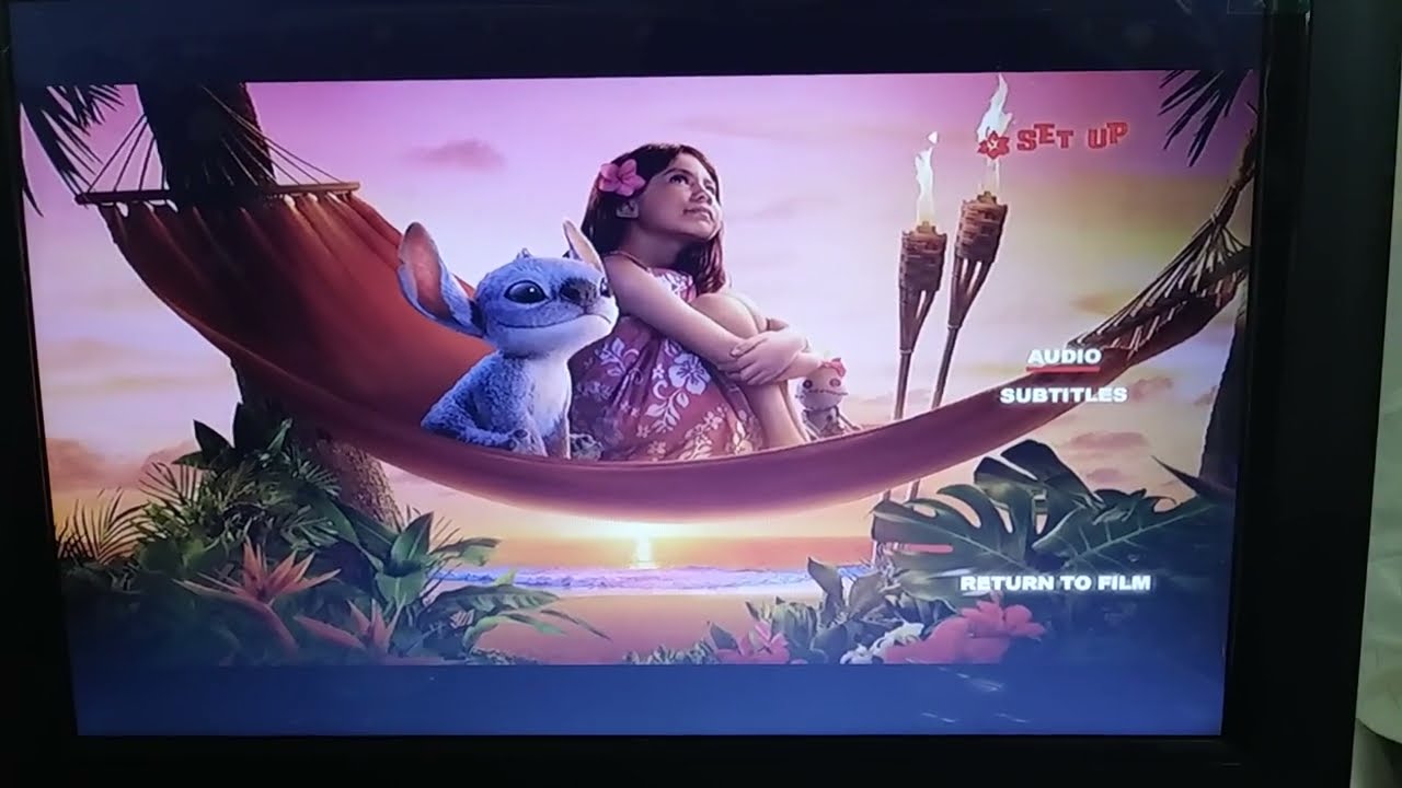 Lilo & Stitch 2025 DVD Menu Walkthrough 