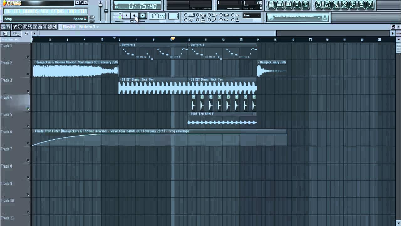 FL Studio Remake: BassJackers & Thomas Newson - Wave your hands  (FLP + Presets)