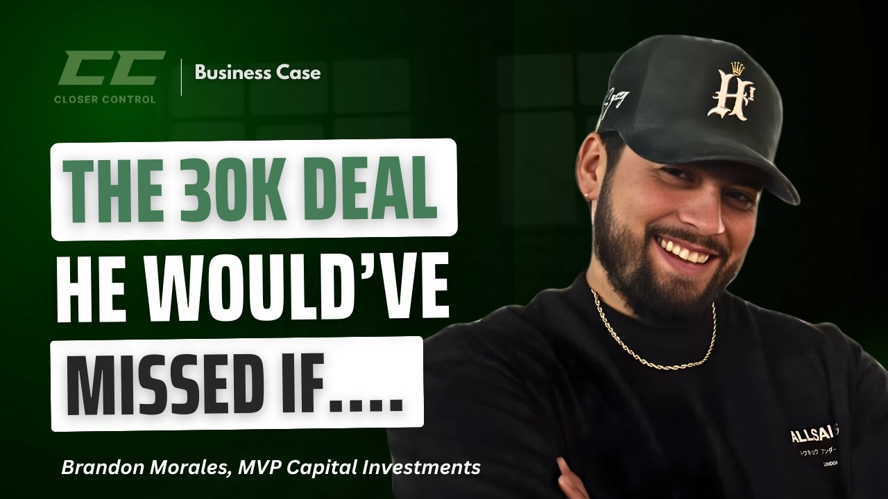 How Brandon Morales Built a Predictable Wholesale Machine with Closer Control
