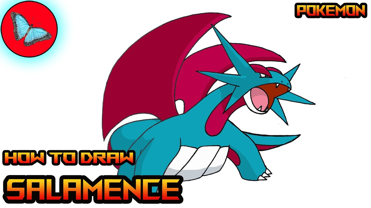 How To Draw Pokemon - Salamence