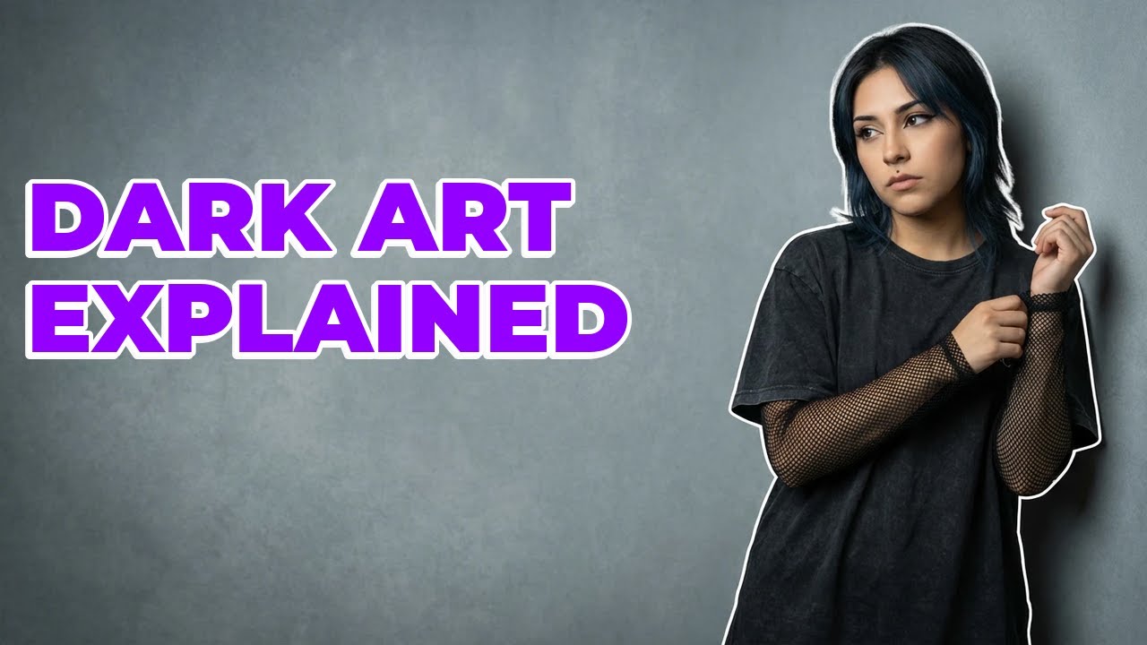 How Do Goth Aesthetics Appear In Visual Arts?
