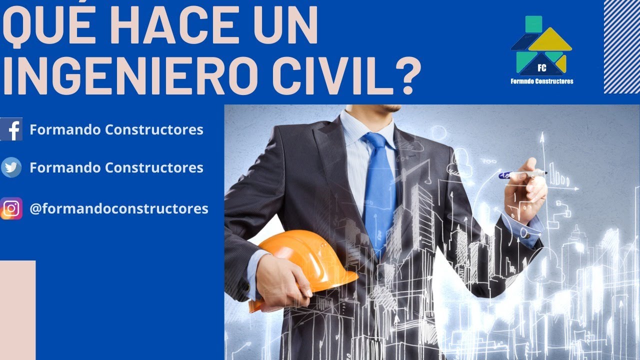 ✅👷ACTIVIDADES y CARGOS que REALIZA un INGENIERO CIVIL 👷✅ ¿En qué trabaja un ingeniero civil👷?🌉🌌