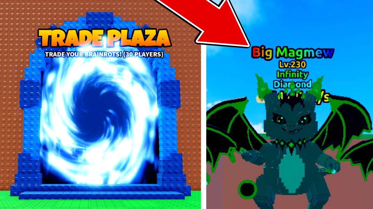 PEGAR NOVO BIG MAGMEW INFINITY BRAINROTS NOVOS no FUJA TSUNAMI PARA BRAINROTS