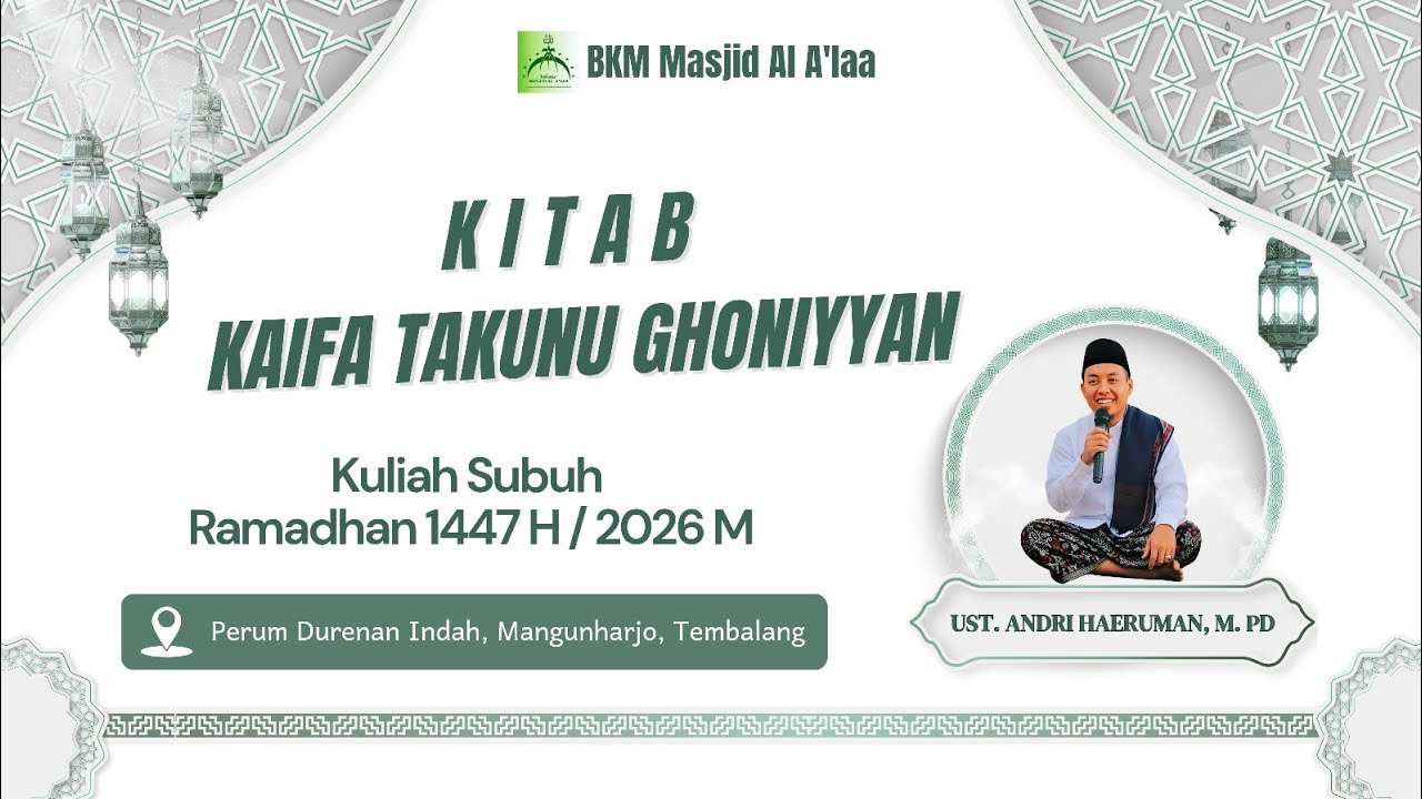 Kaifa Takunu Ghoniyyan: Kunci-Kunci Rizqi dan Penyebab Kaya (Shalat Dhuha)