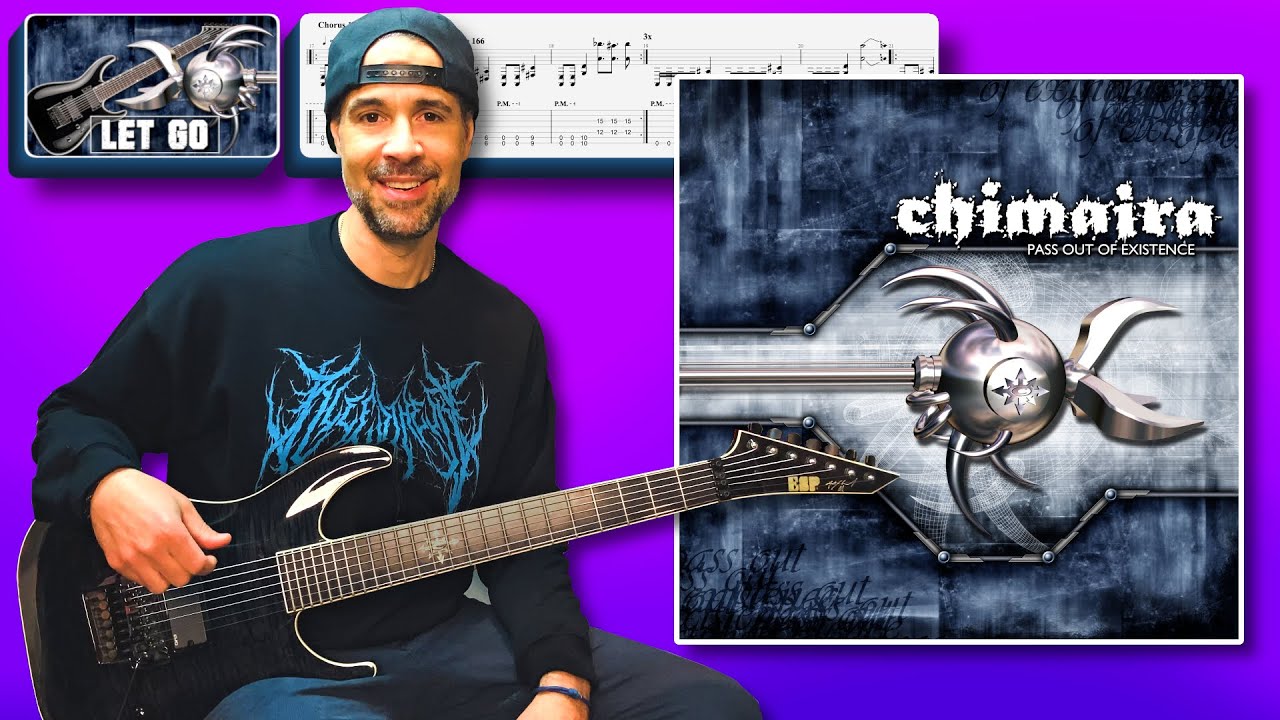 🎸Chimaira LET GO Guitar Lesson | Quick Riffs #18