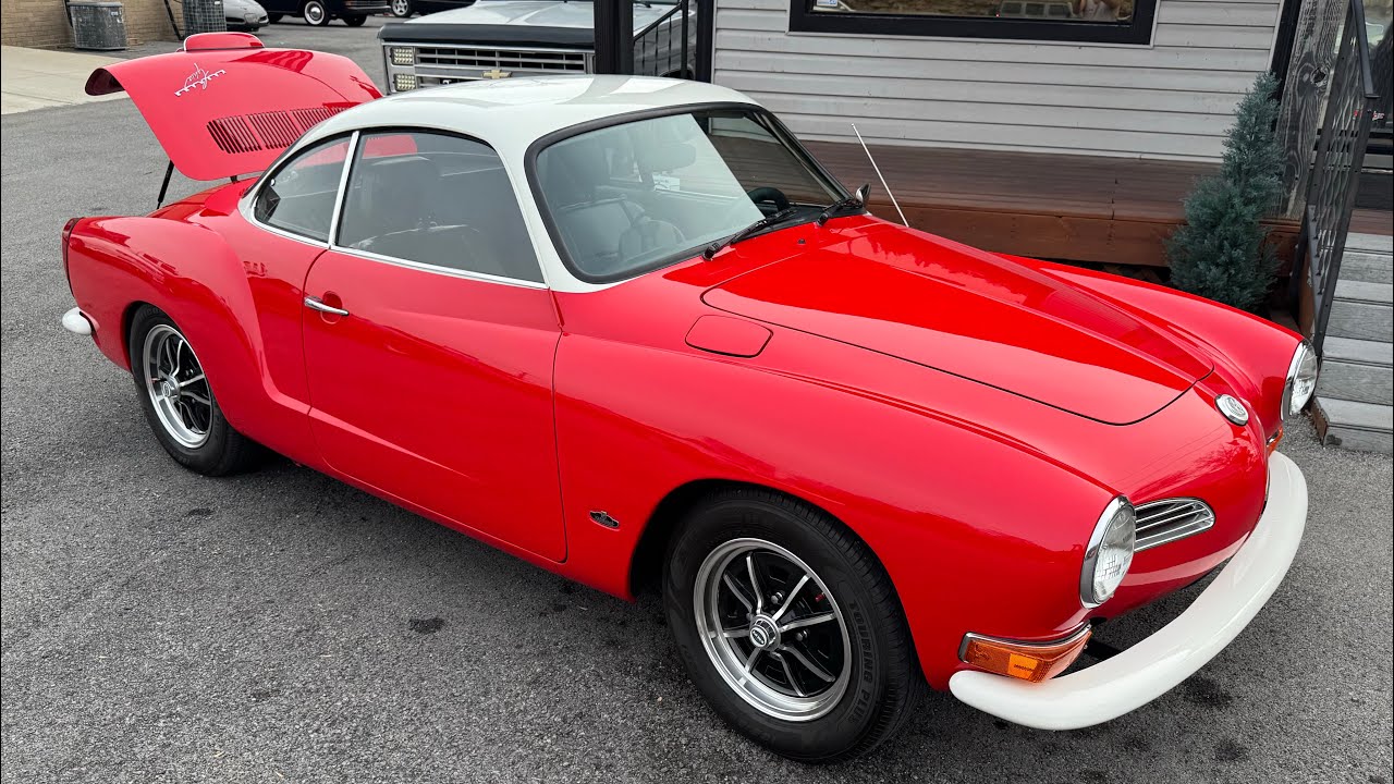 Тест-драйв Volkswagen Karmann Ghia 1973 года. ПРОДАН за 21 900 долларов. Maple Motors #3278-2.