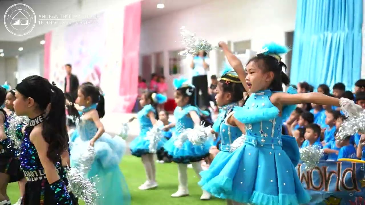 เต้นเชียร์กีฬาสี || BLUE TITAN WHALE || อนุบาลธีรา - ระดับปฐมวัย