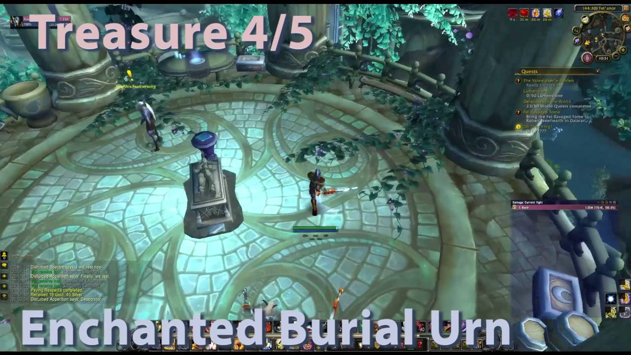 All Ancient Mana manapool Upgrade Treasures WoW Suramar