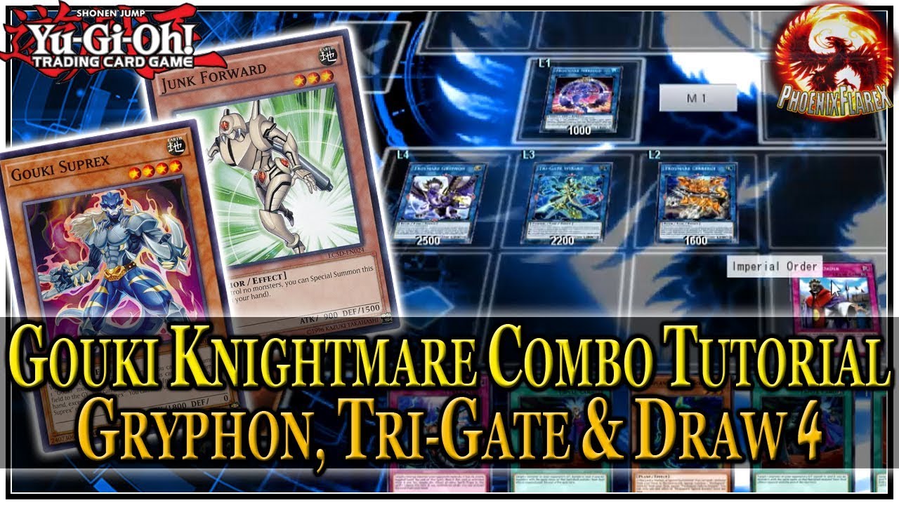 GOUKI KNIGHTMARE Combo Tutorial #2: Gouki + Warrior = Tri-Gate, Gryphon, Searched Floodgate & Draw 4