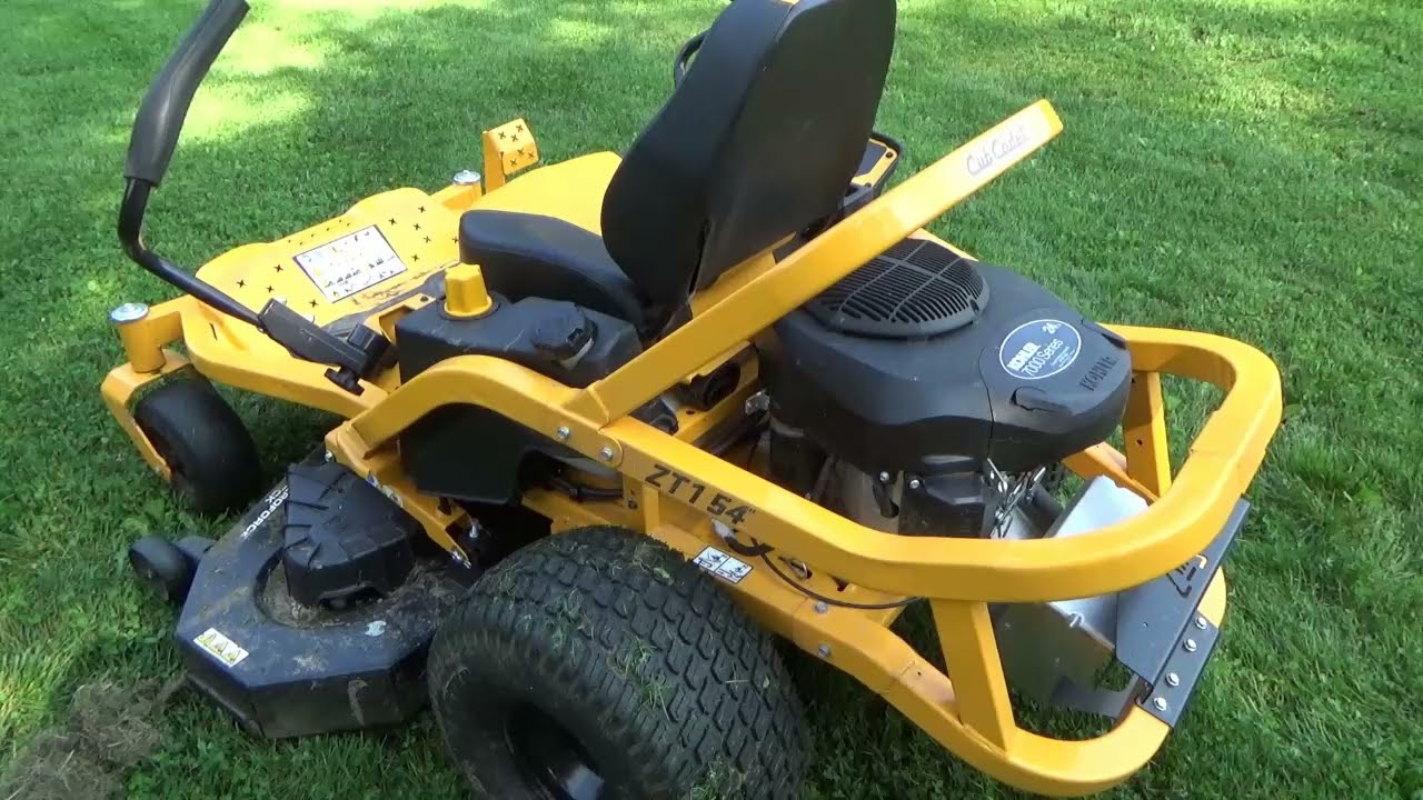 Обзор газонокосилки Cub Cadet ZT1 54 Zero Turn