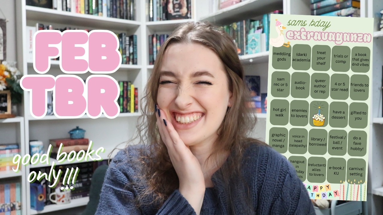 creating a bingo board to celebrate my birthday | february tbr